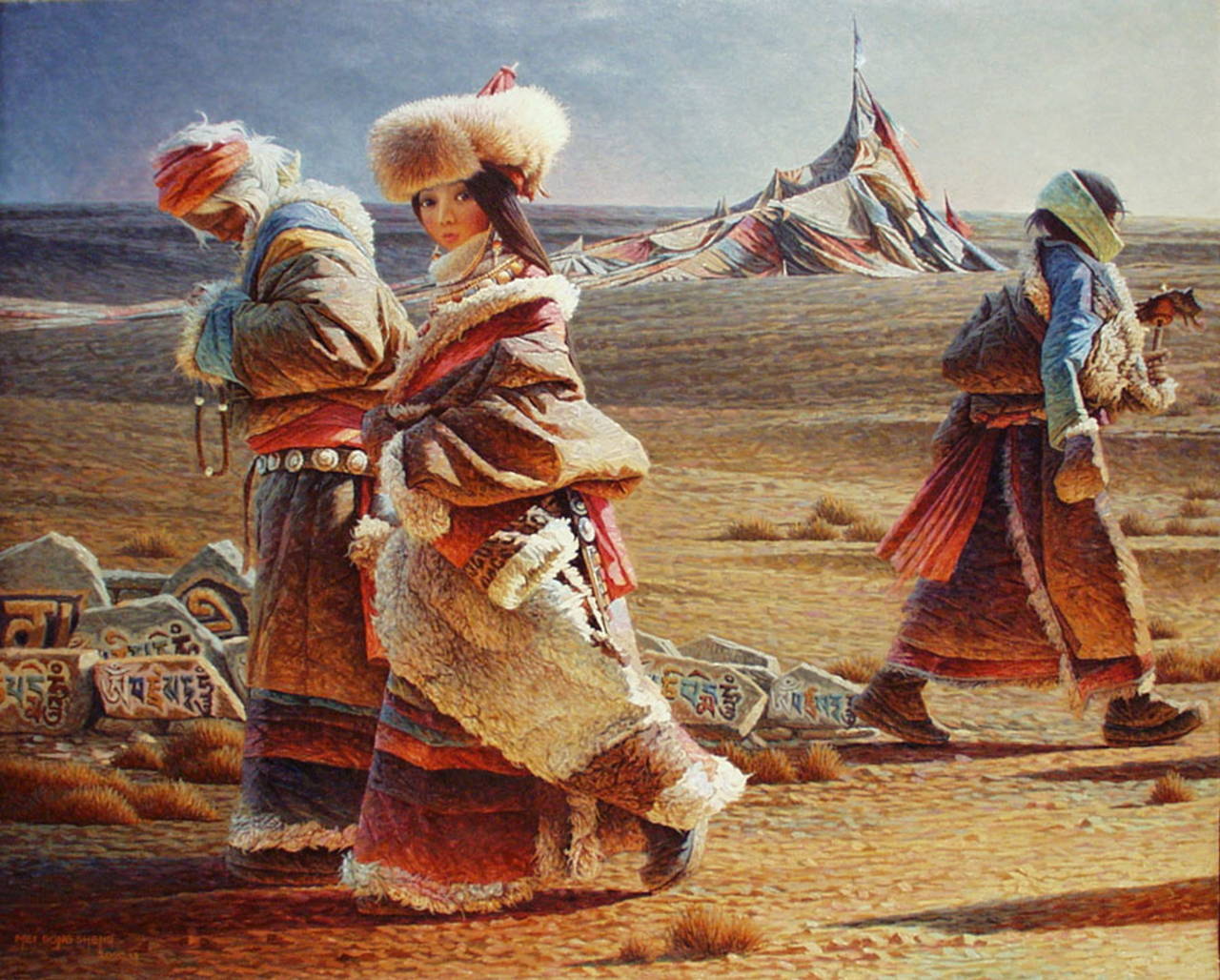 Китайский художник Mei Dongsheng (Мэй Дуншэн)